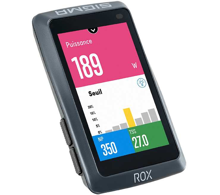 Compteur GPS Sigma Rox 12.1 Evo Pack Capteurs Cardio / Vitesse / Cadence
