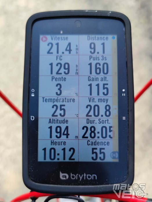 Compteur GPS Bryton Rider 410 E 