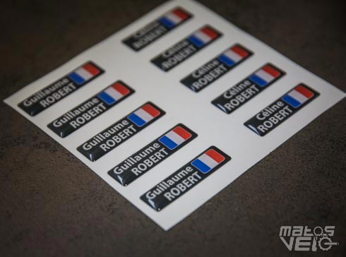 Sticker Drapeau + NOM (voiture) - Sticker A moi Etiquette