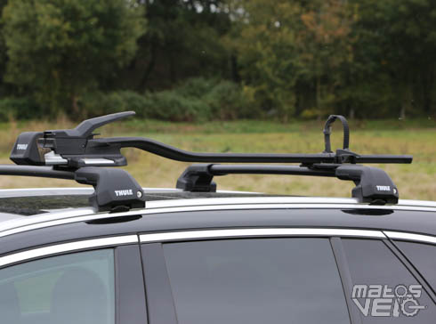 Support de fourche de bloc de vélo de support de support de toit de voiture